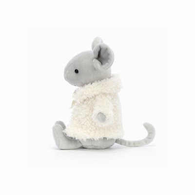 Jellycat Comfy Coat Mouse USA | 56198YOZA